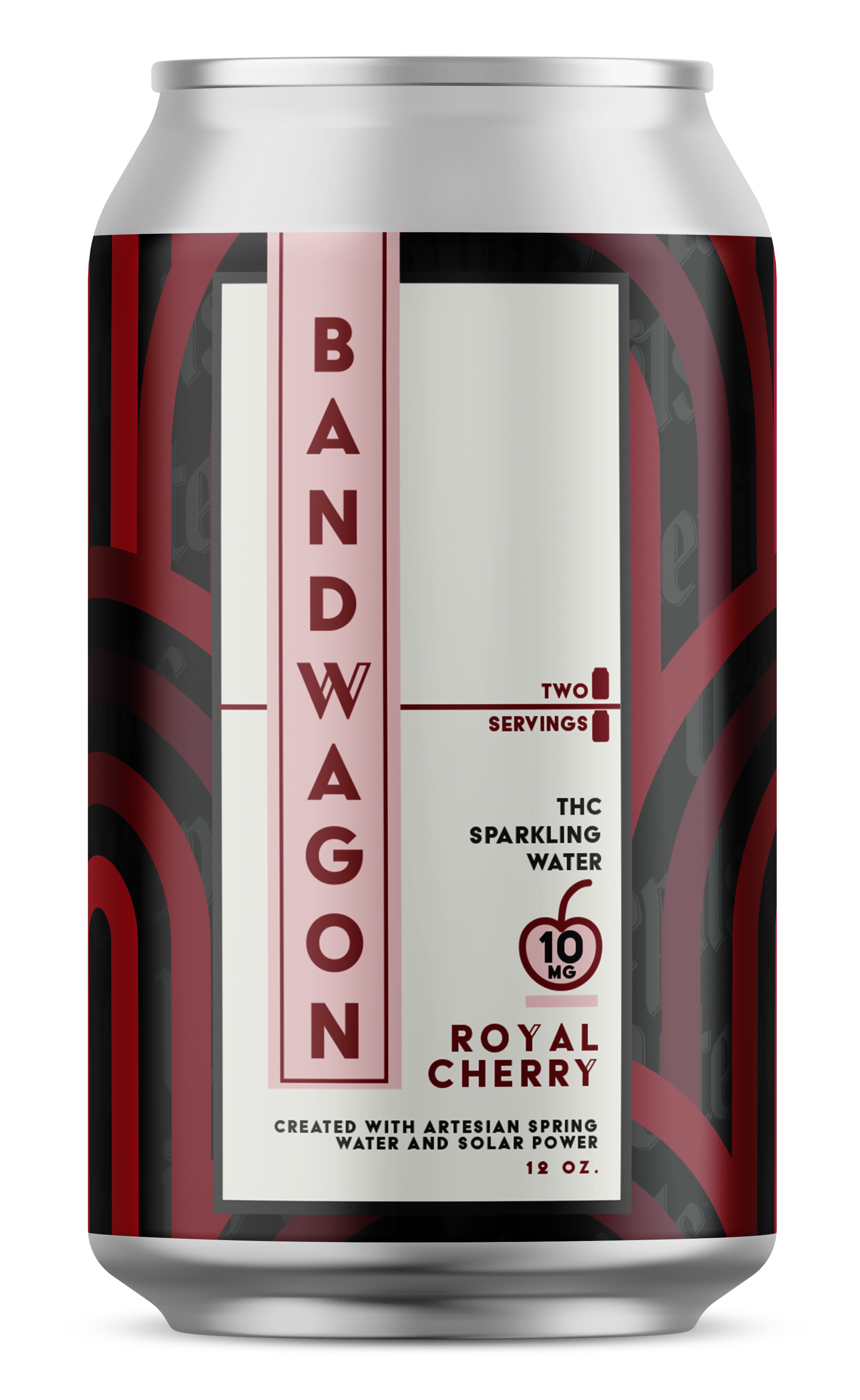 Can of Cherry Bandwagon 10mg THC sparkling water from Utepils